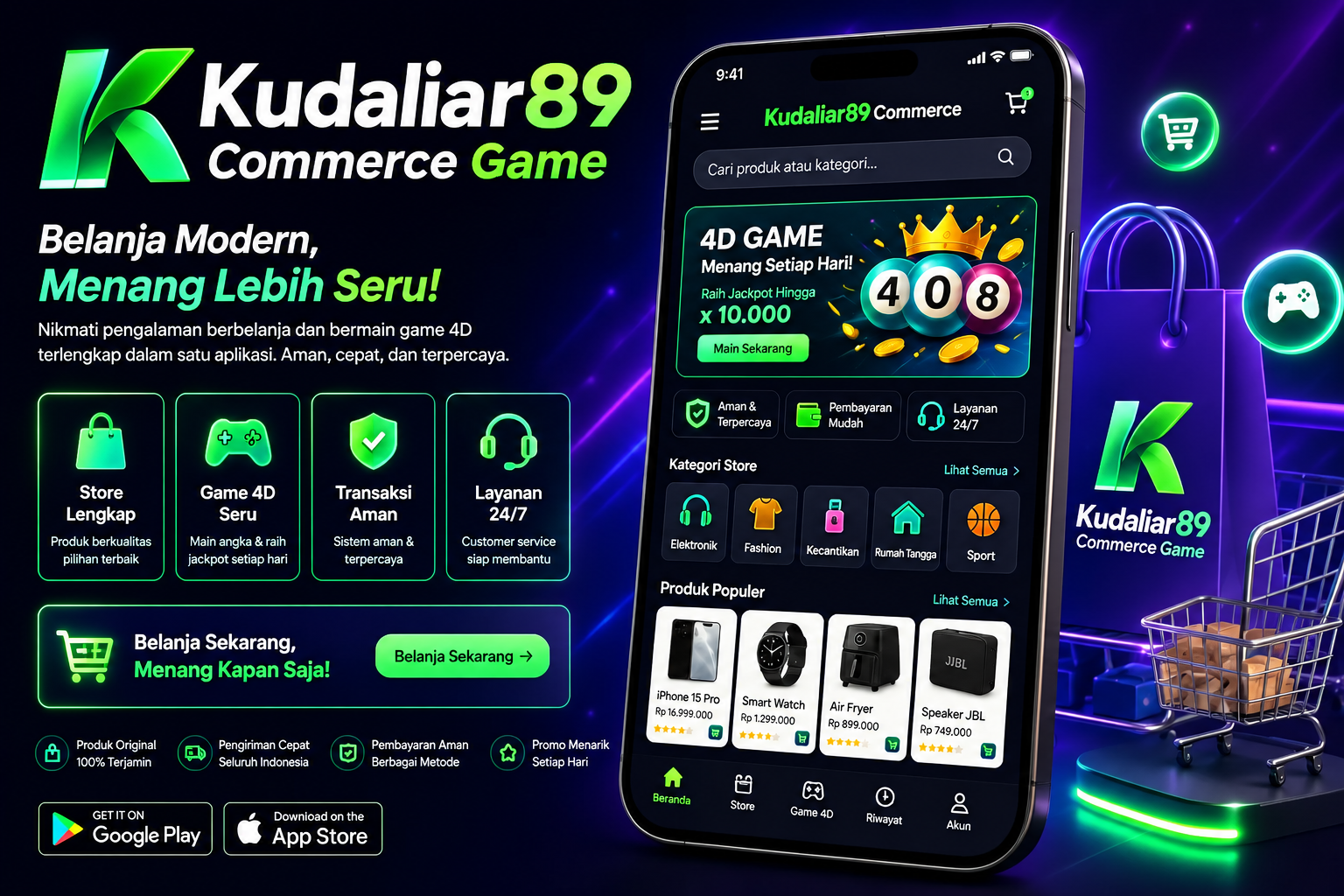 KUDALIAR Commerce Showcase